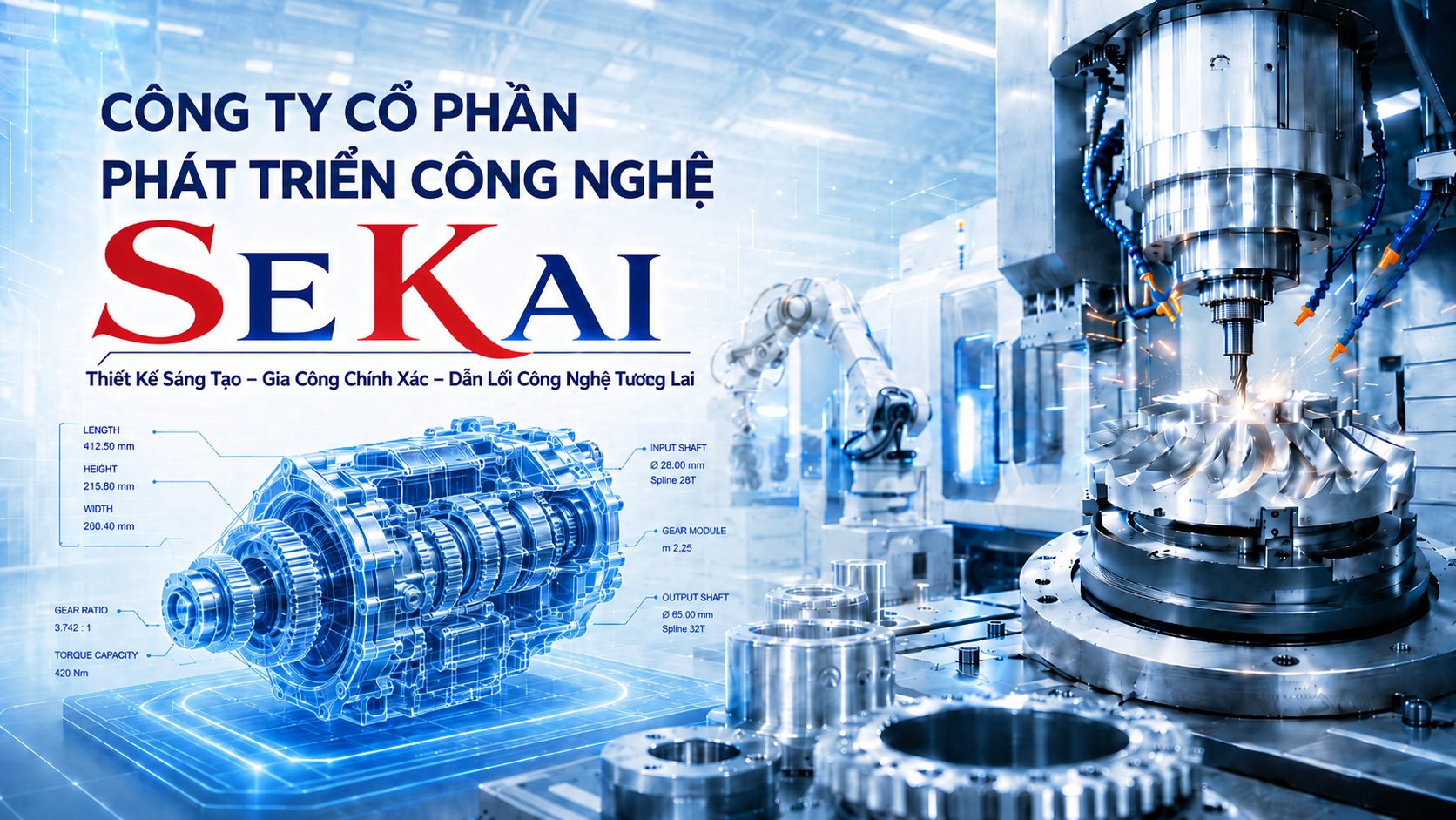 Sekai — Thiết kế sáng tạo, gia công chính xác, dẫn lối công nghệ tương lai